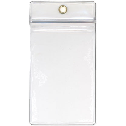 StoreSMART® USB-Stick-/Speicherkarten- und Visitenkartenhüllen, 5er-Pack – Reißverschluss oben und Aufhängeloch – kurze Seite offen (R3578ZIPS-FLASH-5)