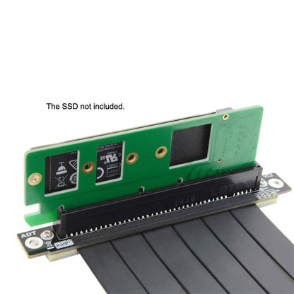 xiwai NVME AHCI SSD NGFF M-Key to PCI-E 3.0 16x x4 Adapter for XP941 SM951 PM951 A110 m6e 960 EVO SSD