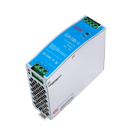 NVVV EDR-120-12 120W 12VDC 10Amp Industrial DIN Rail Power Supplies (12V 120W)