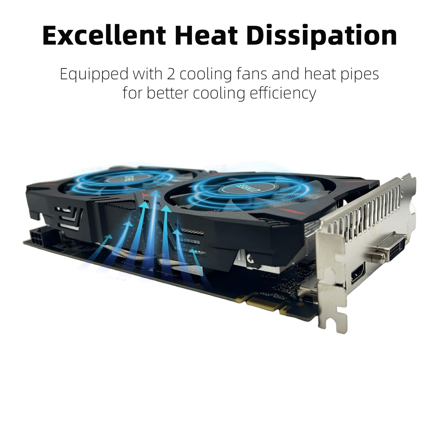 QTHREE Geforce GTX 960 4GB Graphics Card, GDDR5 128-bit, DP, HDMI, DVI, Video Card for PC, Computer GPU, PCI Express x16