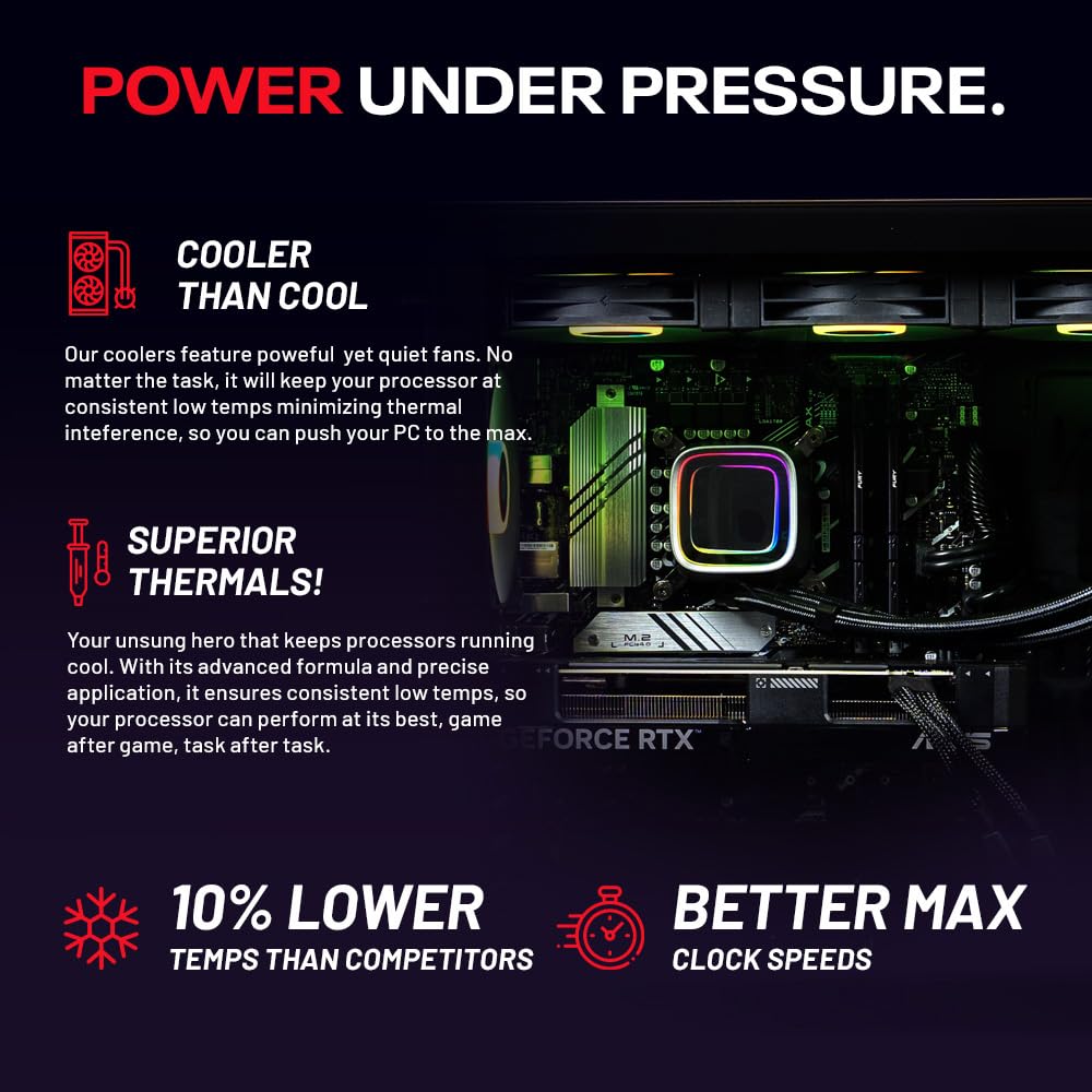 Skytech Gaming Rampage Desktop PC, Ryzen 7 7800X3D 4.2 GHz (5GHz), NVIDIA RTX 5070 Ti 16GB, 1TB Gen4 NVMe SSD, 32GB DDR5 RAM 5600 RGB, 850W Gold ATX 3 PSU, 360mm ARGB AIO, Wi-Fi, Win 11