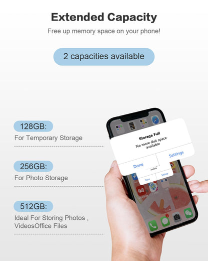 MFi Certified 512GB Flash Drives 3.0 High Speed 3ni1 USB Stick External Storage Compatible for iPhone/PC/iPad/Android/More Devices for Photos and Videos Transfer Storage Backup(512-Silver)