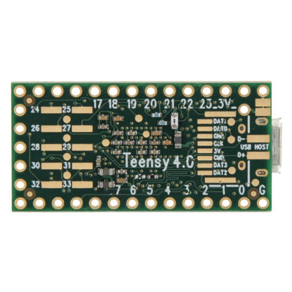 Teensy 4.0 iMXRT1062 Mikrocontroller-Entwicklungsboard mit losen Pins (verriegelbare Version)