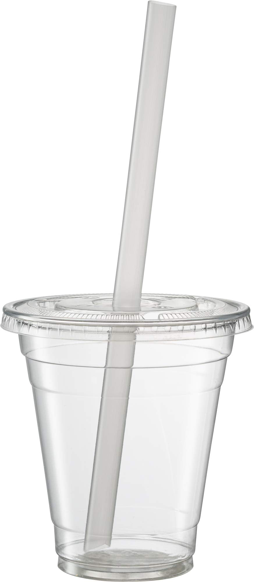 Clear Jumbo Smoothie Straws, Clear Disposable Wide-mouthed Large Milkshake Straws 9'' Inches High/Tall 100 pack