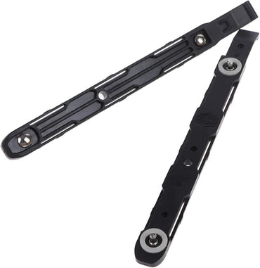 8 Pack Chassis Hard Drive Mounting Plastic Rails,Black