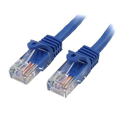 StarTech.com Cat5e Ethernet-Kabel 3 m – Blau – Patchkabel – Knickfreies Cat5e-Kabel – Netzwerkkabel – Ethernet-Kabel – Cat 5e-Kabel – 3 m