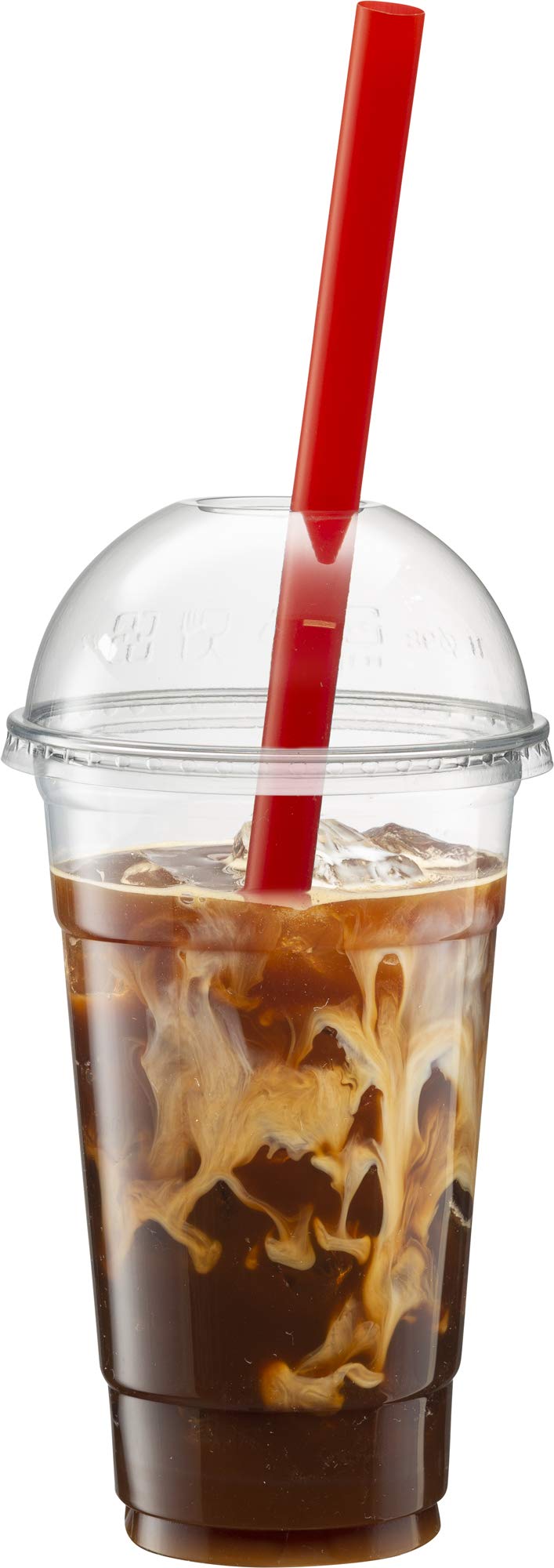 Clear Jumbo Smoothie Straws, Clear Disposable Wide-mouthed Large Milkshake Straws 9'' Inches High/Tall 100 pack