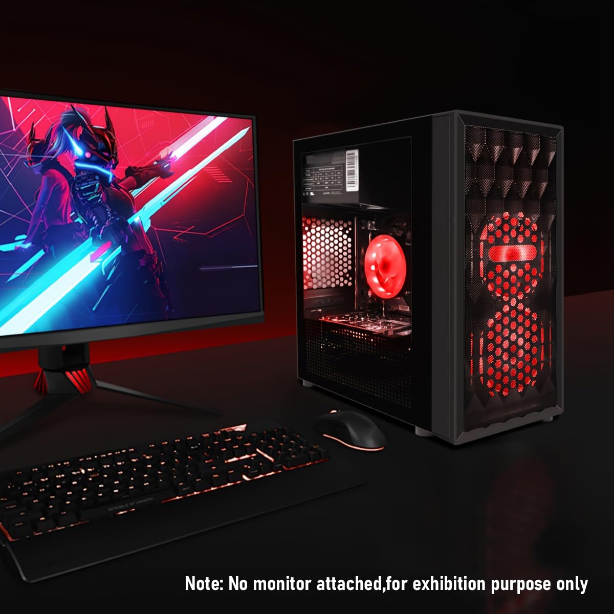 STGAubron Gaming PC Computer Desktop, Radeon RX 580 8G GDDR5, Intel Core i5-9400F up to 4.1GHz, 16G DDR4 Memory, 512G SSD, 600M WiFi, BT 5.0, RGB Fan x 2, Windows 11 Home