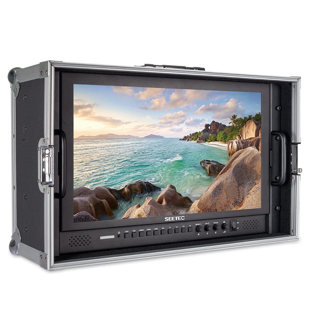 SEETEC P173-9HSD-CO 17,3-Zoll-Handymonitor für Broadcast-Produktionsleiter mit 3G-SDI-, HDMI- und YPbPr-Ein- und -Ausgang, Aluminiumgehäuse, Full HD 1920×1080