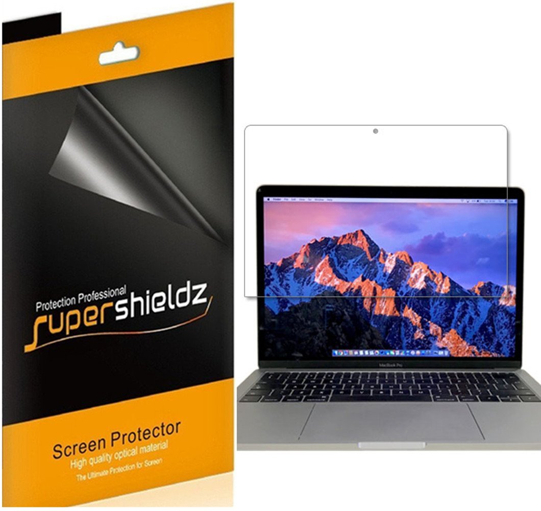 Supershieldz (3er-Pack) Displayschutzfolie, entwickelt für MacBook Pro 13 Zoll (2016-2022 / M1, M2), hochauflösende, klare Schutzfolie (PET)