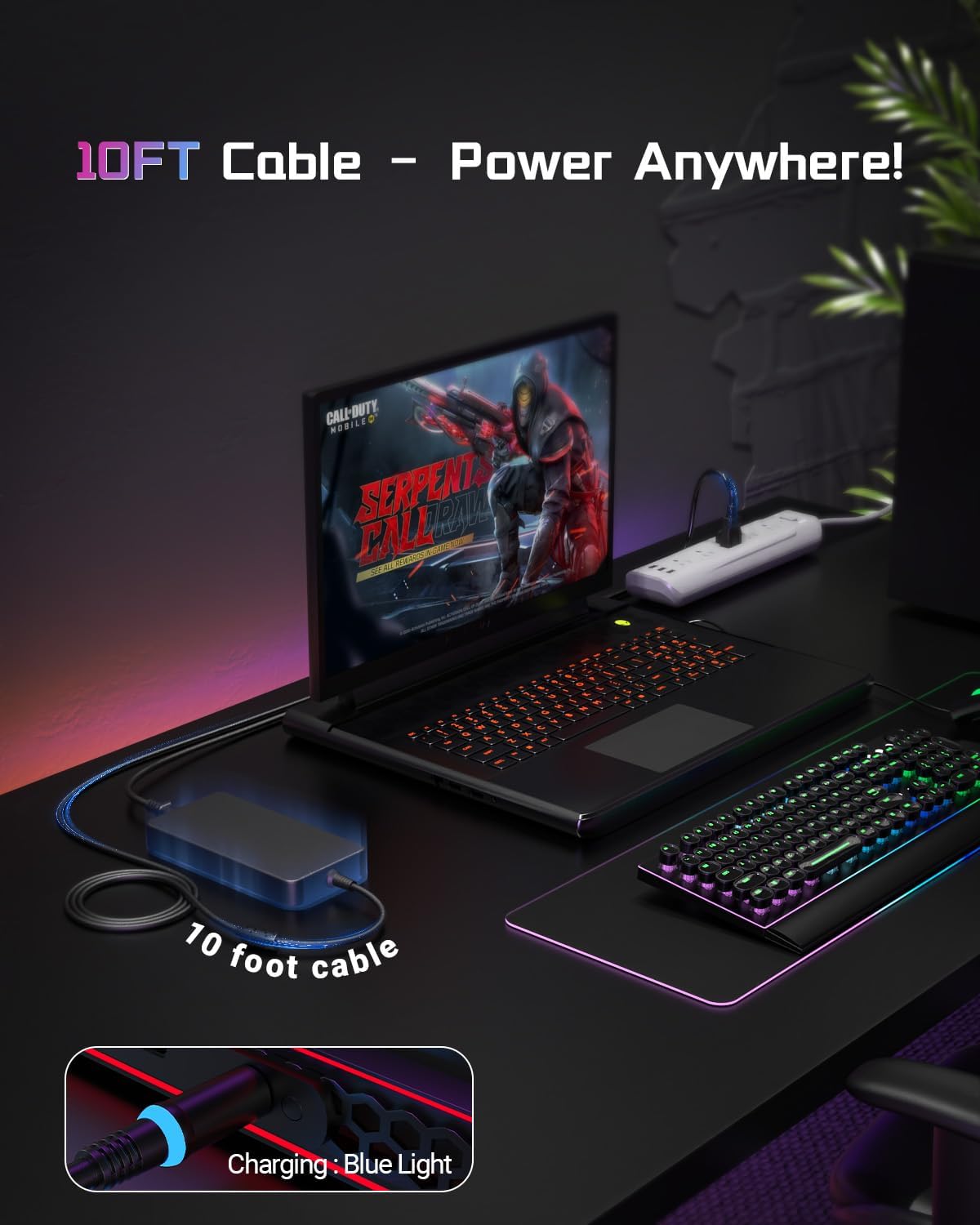 Superer 240W Fast Charger (UL Safety Certified) Fit for Dell Alienware Laptop M15 R3 R4 R7 R6 R5 R2 M17 R2 R5 AMD 15 R3 R2 17 R2 R3 G15 G16 G7 G5 G3 X15 R1 R2 Gaming Laptop Power Cord AC Adapter