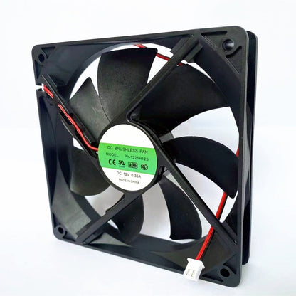 PY-1225H12S DC12V Ice Maker Fan PY-1225H12S DC12V 0.35A 12CM 12025 2-Wire Cooling Fan