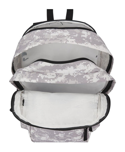 JanSport Laptop-Rucksack – Computertasche mit 2 Fächern, ergonomischen Schultergurten, 15-Zoll-Laptopfach, Tragegriff – Bücherrucksack – Erdbeer-Dusche 