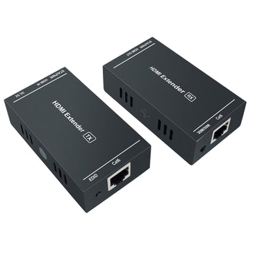 Steetek HDMI Extender 1080p@60Hz, 3D, Over Single Cat5e/Cat6/Cat 7 Cable Full HD Uncompressed Transmit Up to 164 Ft(50m), EDID and POC Function Supported (Transmitter and Receiver)