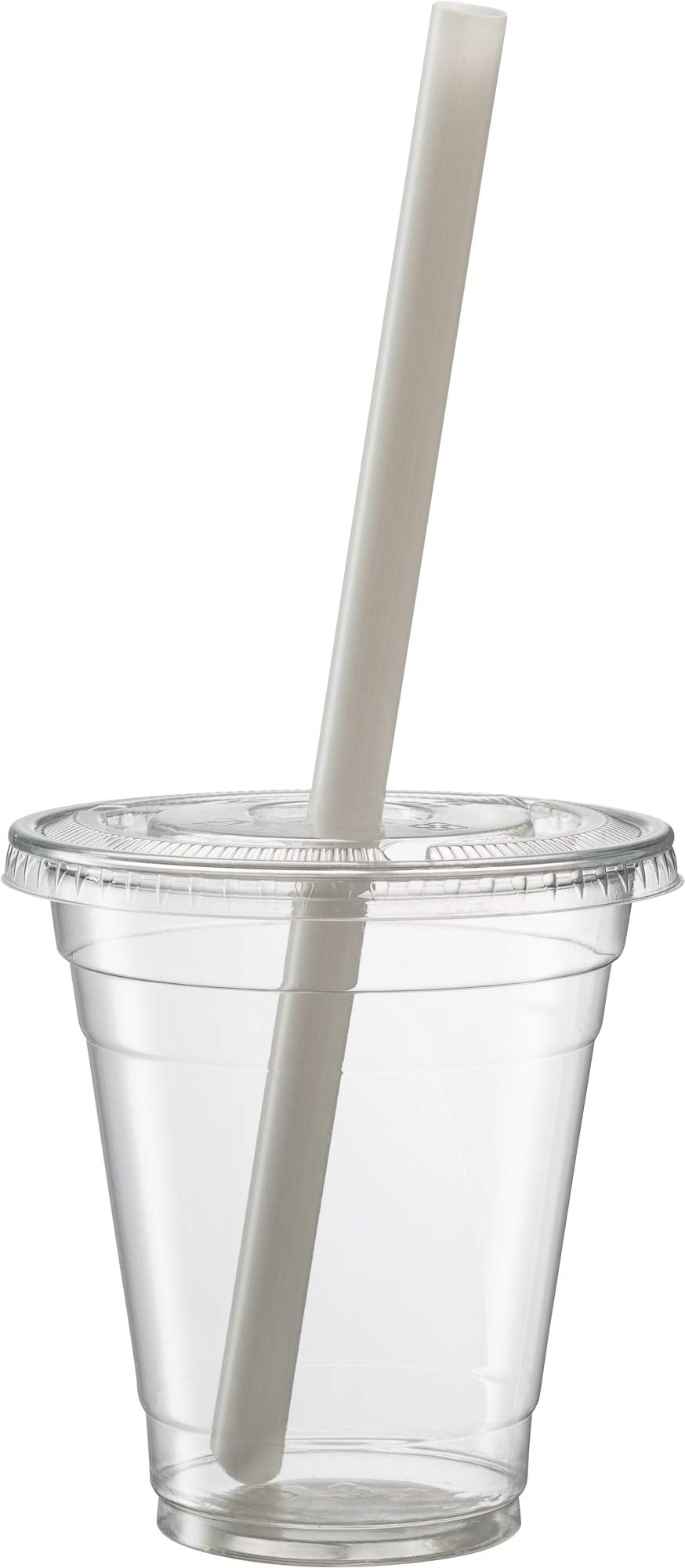 Clear Jumbo Smoothie Straws, Clear Disposable Wide-mouthed Large Milkshake Straws 9'' Inches High/Tall 100 pack