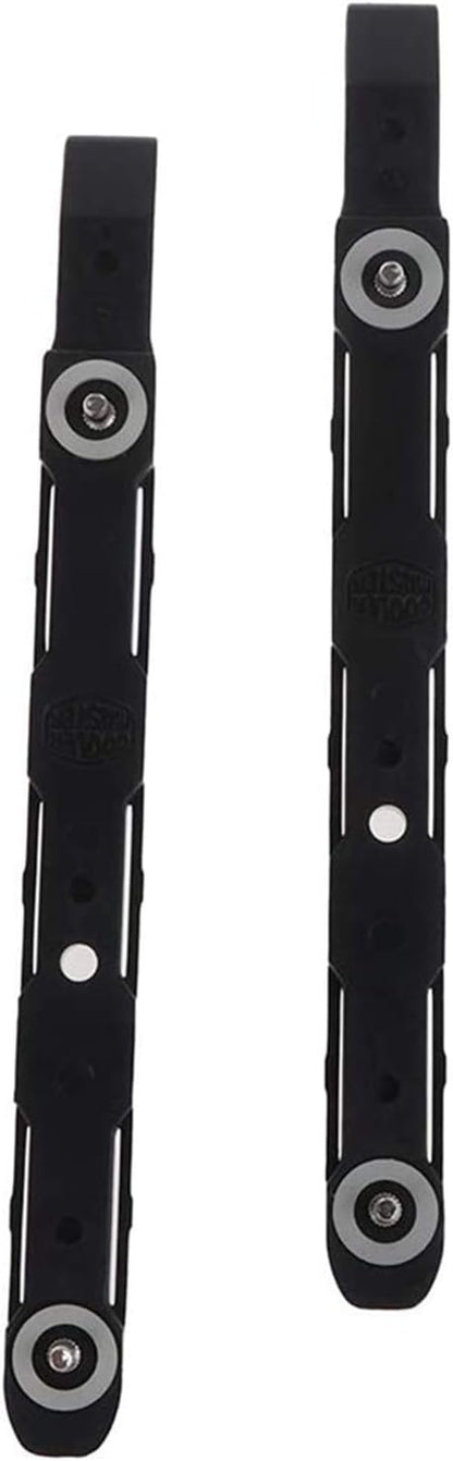8 Pack Chassis Hard Drive Mounting Plastic Rails,Black