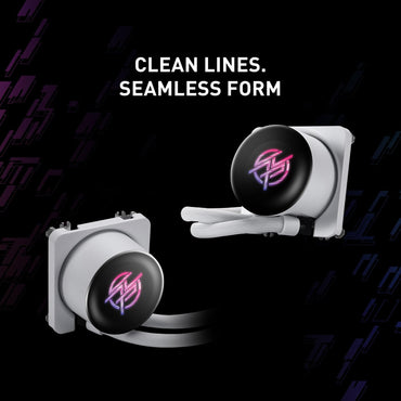 MSI MPG CORELIQUID P13 360 White - AIO ARGB CPU Liquid Cooler - 360mm Radiator - LGA 1851 / AM5 Ready - IPS 2.1" LCD Screen - Triple 120mm ARGB PWM Fans - Uni Bracket - White