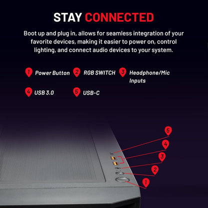 Skytech Gaming Rampage Desktop PC, Ryzen 7 7800X3D 4.2 GHz (5GHz), NVIDIA RTX 5070 Ti 16GB, 1TB Gen4 NVMe SSD, 32GB DDR5 RAM 5600 RGB, 850W Gold ATX 3 PSU, 360mm ARGB AIO, Wi-Fi, Win 11