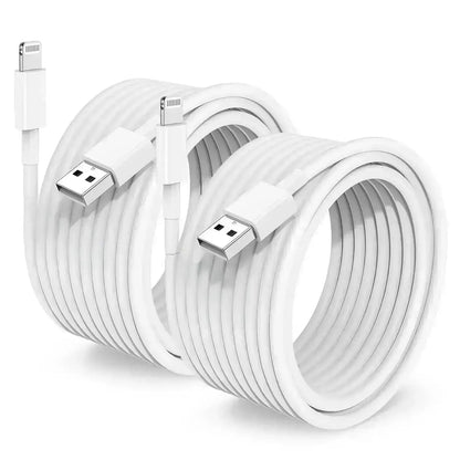 3 Pack Apple MFi Certified Charger Cable 6ft, Lightning to USB Cable Cord 6 Foot, 2.4A Fast Charging,Apple Phone Long Chargers for iPhone 13/12/11/11Pro/11Max/ X/XS/XR/XS Max/8/7/6