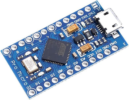 Teyleten Robot Pro Micro Atmega32U4 5V 16MHz Module Board Micro USB Pro Micro Development Board Microcontroller 3pcs
