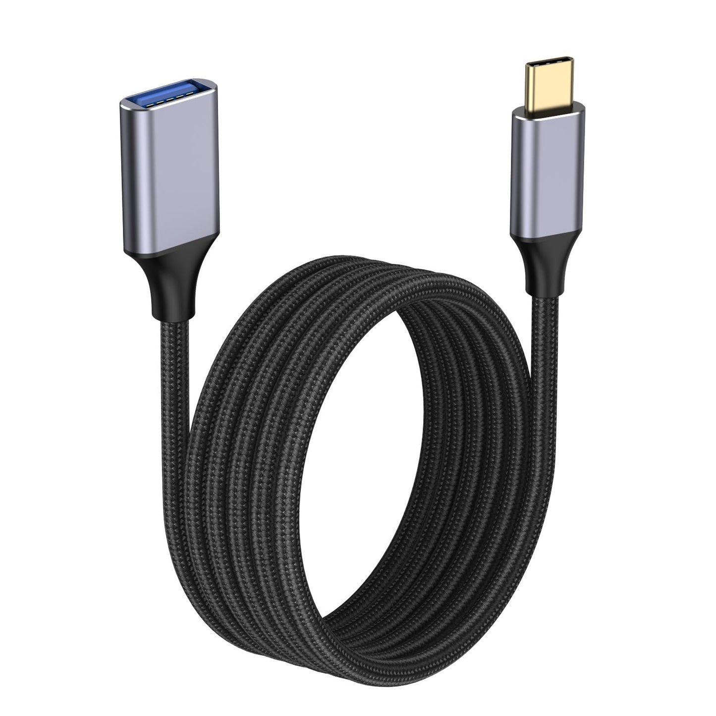 Pastall USB Female to C Male Cable(1M/3.3 Ft),Type-C Adapter,USB C to USB 3.0 Adapter,C Female to A Male for Phone/Laptop/Tablet/Switch USB-C Device