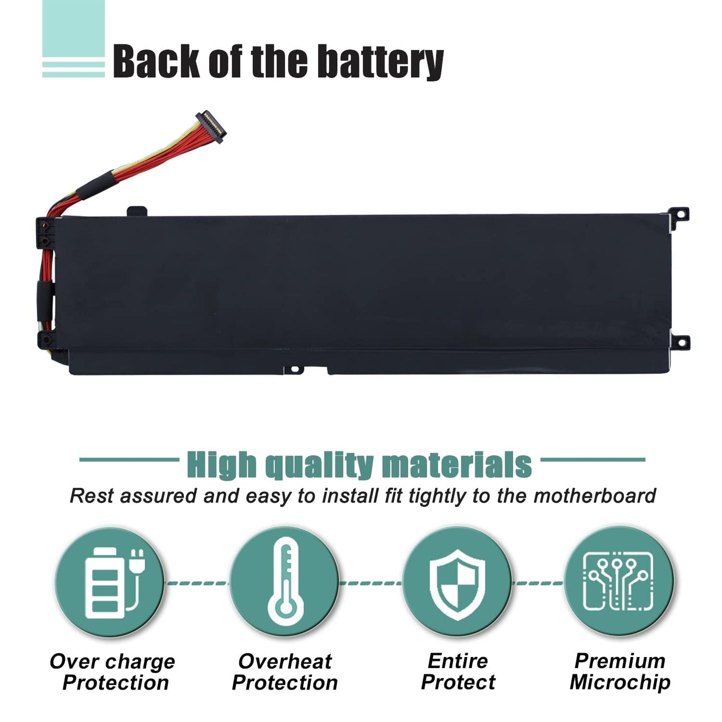 RC30-0270 Laptop Battery Replacement for Razer Blade 15 Base 2018 2019 GTX 1660 Ti Base RZ09-0270 RZ090270 RZ09-0300 RZ09-03006 RZ09-03009 Series Notebook (15.4V 65Wh 4221mAh)