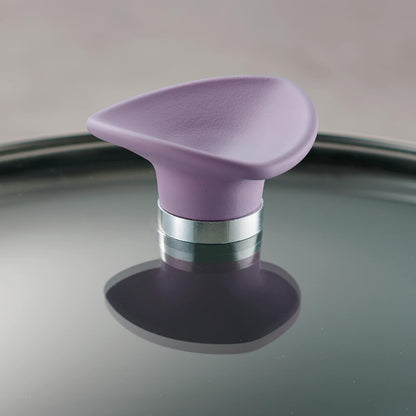 Tramontina Solara 14-Piece Ceramic Non Stick Cookware Set with Lids, Heavy-Gauge Aluminum Pots and Pans Kitchen Set with Nonstick Coating, Dishwasher and Oven Safe (Purple)