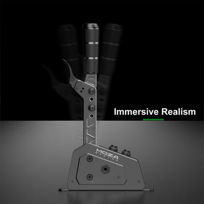 MOZA SGP Sequential Shifter PC USB Racing Similator Joysticks, Versatile Multi-Functional Handle, Non-Contact Hall Sensor, Personalized Adjustability, Dynamic RGB Backlit Mechanical Buttons