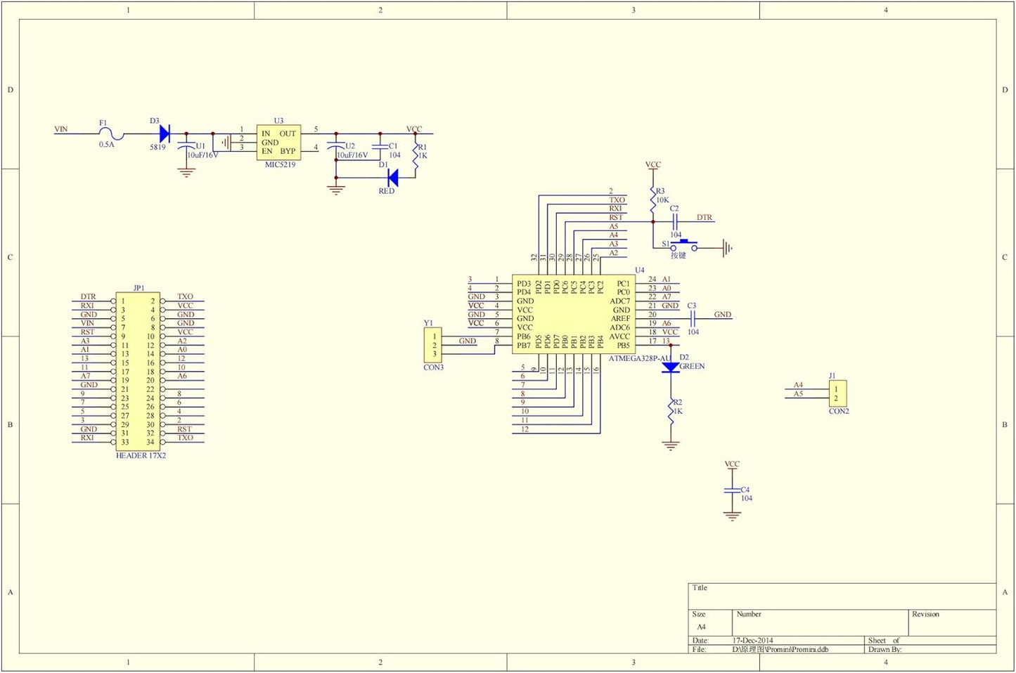 Teyleten Robot Pro Micro Atmega32U4 5V 16MHz Module Board Micro USB Pro Micro Development Board Microcontroller 3pcs