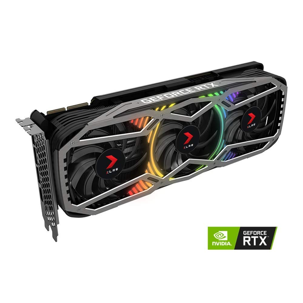 PNY GeForce RTX 3090 24GB XLR8 Gaming REVEL EPIC-X RGB Triple Fan Graphics Card (Renewed)