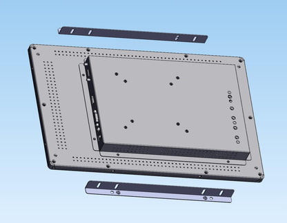 RIUIIN 13.3 Inch Open Frame Capacitive Touchscreen Monitor, 1920x1080 Resolution 16:9 Aspect Ratio Waterproof,VESA+Panel Mount, for Kiosk, Automation, POS，Vending，HMI and Digital Signage 7x24h Work