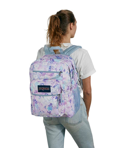 JanSport Laptop-Rucksack – Computertasche mit 2 Fächern, ergonomischen Schultergurten, 15-Zoll-Laptopfach, Tragegriff – Bücherrucksack – Erdbeer-Dusche 