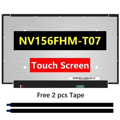 TFTcenter NV156FHM-T07 V8.0 V8.1 V8.3 V8.4 LCD Touch Screen Replacement, Touchscreen 15.6 inch 1920x1080 40Pin Laptop Display Panel (Panel Only)(Not for Others Model)