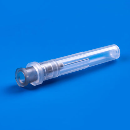 Meterbox 100 Pack 27 Ga 1/2 inch Disposable Needles with Caps for Scientific and Industrial Dispensing Individually Wrapped