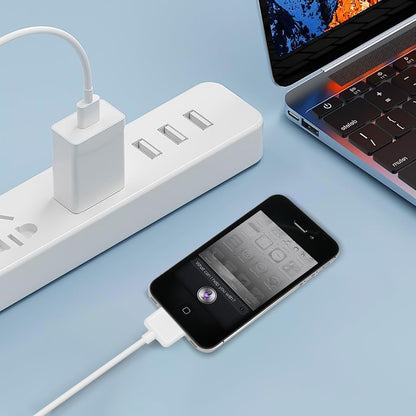 Old 30 Pin Charger for iPhone 4/4S/3G/3GS, Old iPad 1/2/3, iPod Touch/Nano/Classic with Cable (3.3 Ft)