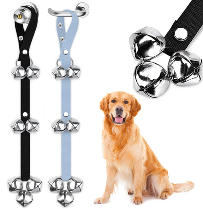 BLUETREE Dog Doorbells Premium Quality Training Potty Great Dog Bells Adjustable Door Bell Dog Bells for Potty Training Your Puppy The Easy Way - 7 Extra Large Loud 1.4 DoorBells