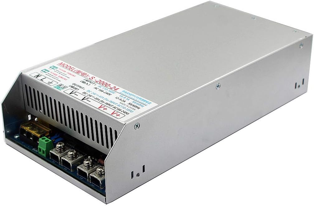 Switching Power Supply 2000W with PFC 110-240V AC to DC Power Supply 48V 41Amp 2000W for CCTV, Radio, Computer Project, LED Strip Lights, 3D Printer