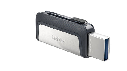 SanDisk 128GB 2 Pack Ultra Dual Drive USB Type-C (SDDDC2-128G-G46) Bundle with (1) Everything But Stromboli Lanyard