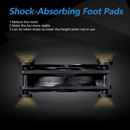 Quiet 80mm USB Fan, 5V USB Portable Cooling Fan for Flat Panel Xbox DVR PlayStation Router TV Receiver Computer Cabinet Cooler