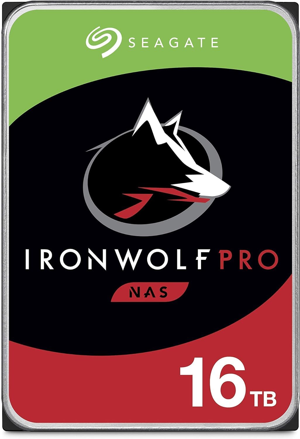 Seagate IronWolf Pro 16TB NAS - 3.5 Inch SATA 6GB/S 7200 RPM 256MB Cache for Raid Network Attached Storage (ST16000NE000) (Renewed) Internal Hard Drive