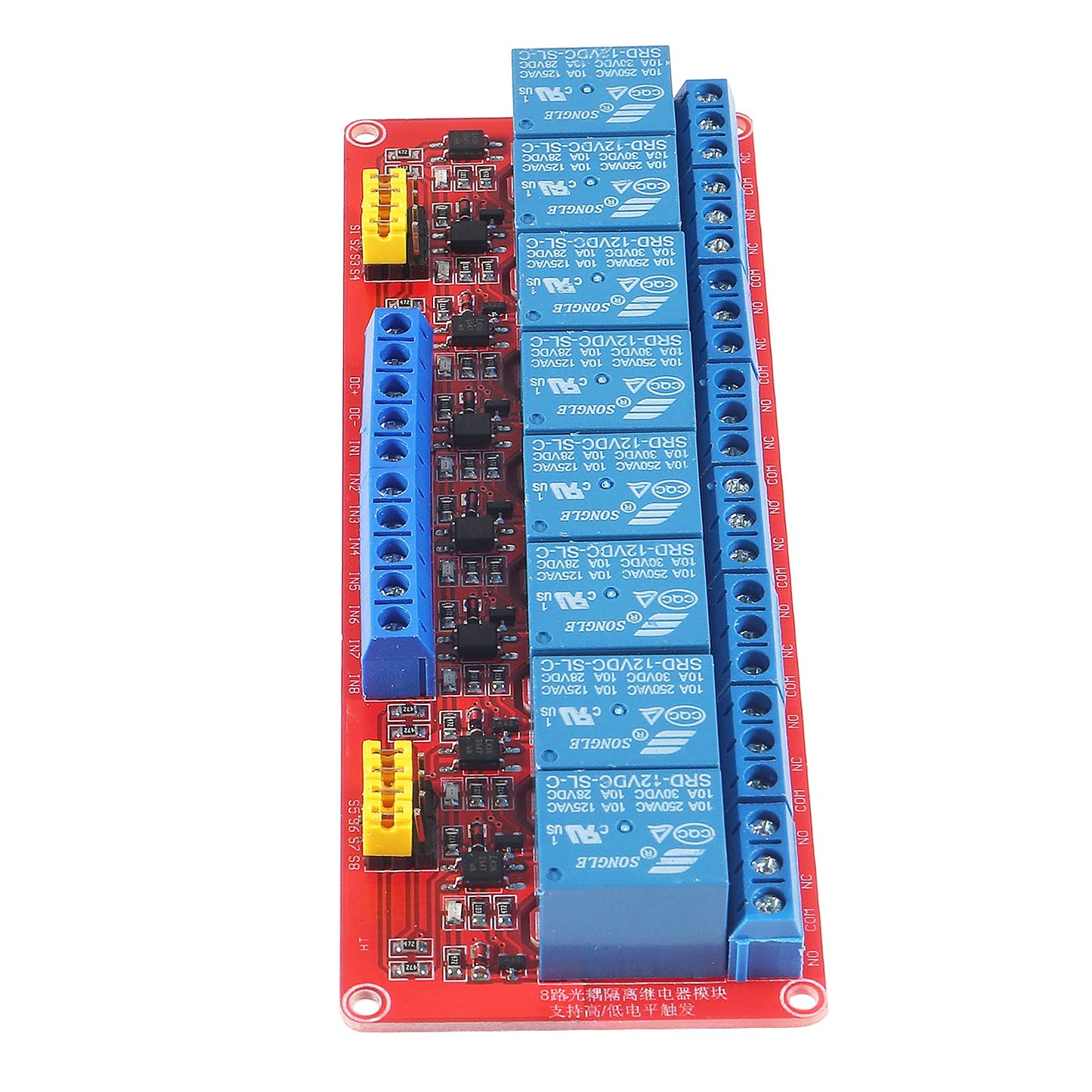 AITRIP 10PCS 5V One Channel Relay Module Relay Switch with OPTO Isolation High Low Level Trigger Compatible with Arduino Raspberry pi ARM AVR
