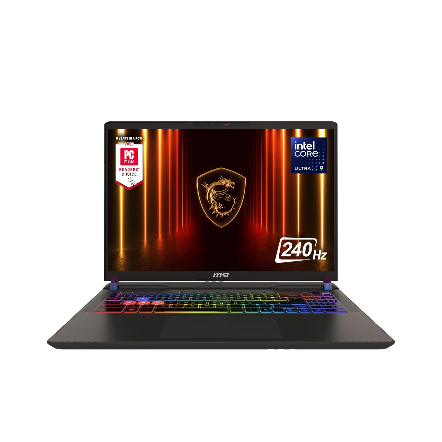 MSI Vector 16 HX AI 16” 240Hz QHD+ Gaming Laptop: Intel Core Ultra 9-275HX, NVIDIA Geforce RTX 5070Ti, 16GB DDR5, 1TB NVMe SSD, Thunderbolt 5, Wi-Fi 7, Win 11 Home: Cosmo Gray A2XWHG-211US