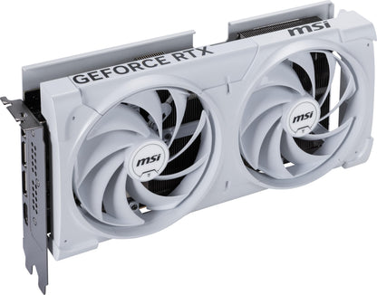 MSI Gaming RTX 5070 12G Ventus 2X OC White Grafikkarte (12 GB GDDR7, 192-Bit, Extreme Performance: 2557 MHz, DisplayPort x3 2.1a, HDMI 2.1b, NVIDIA Blackwell Architektur)