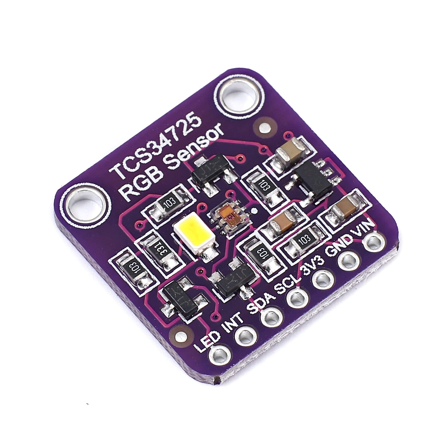Teyleten Robot TCS34725 TCS-34725 Sensorerkennungsmodul RGB-Sensor für Arduino (3 Stück)