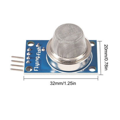 9pcs/Lot Gas Detection Sensor Module MQ-2 MQ-3 MQ-4 MQ-5 MQ-6 MQ-7 MQ-8 MQ-9 MQ-135 Sensor Module Gas Sensor Starter Kit for Arduino Raspberry Pi (9PCS/Lot)