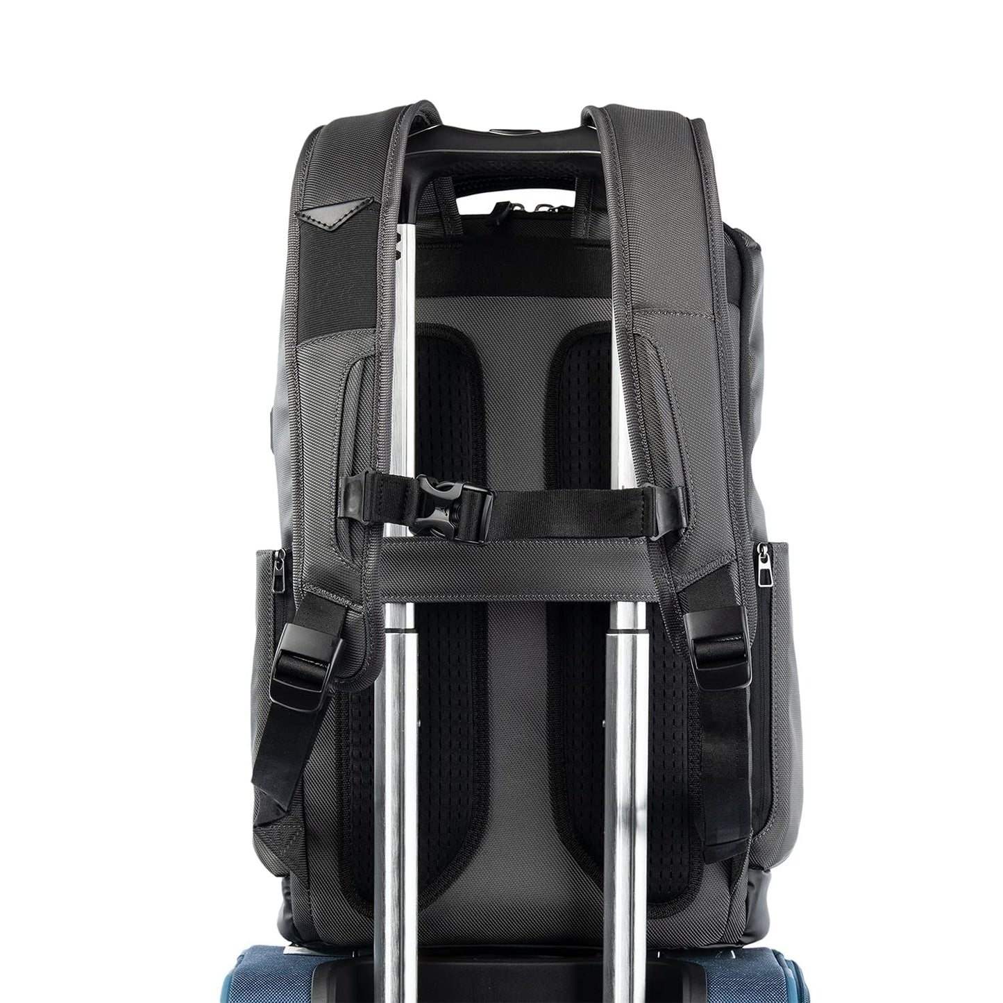 Travelpro Crew Executive Choice 3 Medium Top Load Backpack fits up to 15.6 Laptops and Tablets, USB A and C Ports, Men and Women, Jet Black