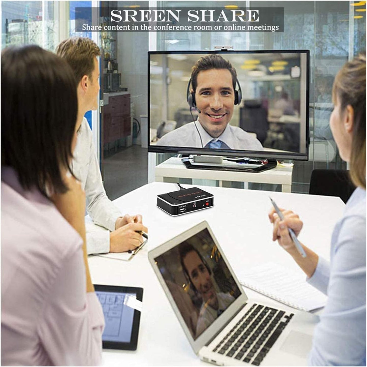 1080P HDMI Video Capture Card HD Game Recorder Compatible with Xbox One/360/ PS4/ Wii U/Nintendo Switch and Support Mic in for Commentary - No PC Required