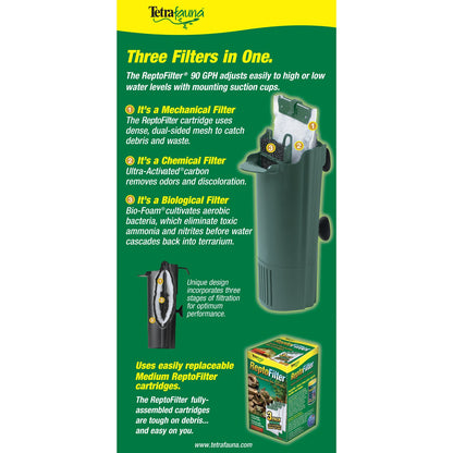 TetraFauna Aquatic Reptile Heater 100 Watts, For Frogs, Newts And Turtles, Green