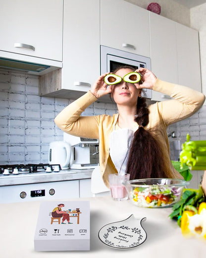 Ceramic Spoon Rest, Cooking Spoon Holder for Kitchen Counter/Stove Top/Dining Table Modern Farmhouse Decorative, Large (Blue)