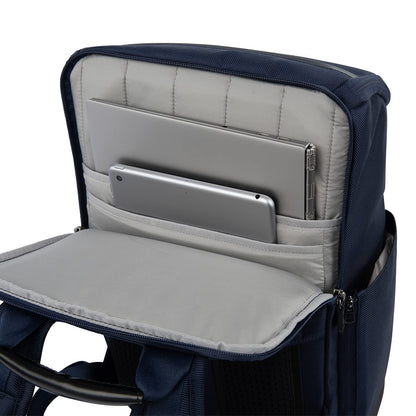 Travelpro Crew Executive Choice 3 Medium Top Load Backpack fits up to 15.6 Laptops and Tablets, USB A and C Ports, Men and Women, Jet Black